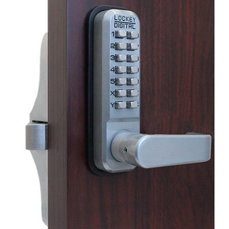 LOCKEY Keyless Passage Lever Panic Trim Marine Grade 285P-MG